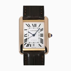 Reloj Tank plateado de Cartier