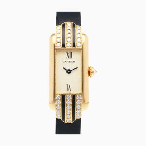 Reloj Tank Allonge en dorado de Cartier