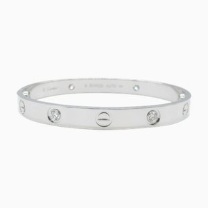 Bracelet diamant CARTIER Love 4P Diamant Clair K18WG[WhiteGold]