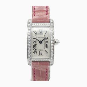 Reloj de pulsera estadounidense con diseño de bisel pequeño de Cartier