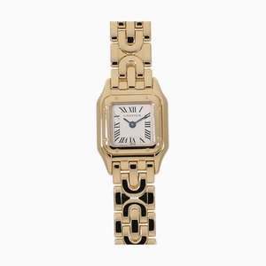 CARTIER Panthere Art Deco W25034N3 Silver Ladies Watch