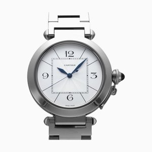 CARTIER Pasha W30187M9 silver dial watch men's