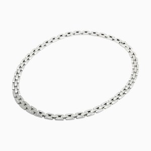 CARTIER Collier Maillon Panthere K18WG en Or Blanc