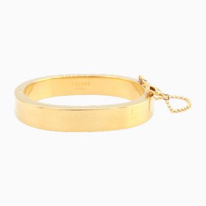 Gold Metal Bracelet from Celine
