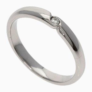 1p Diamond Platinum Ring from Celine