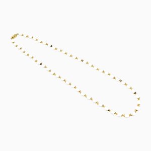 Weiß/Gold Kunststoff/Metall Halskette von Celine