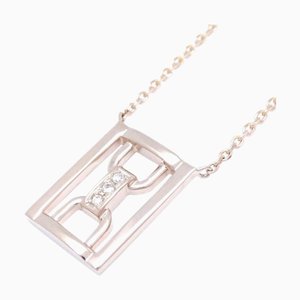 CELINE Diamond Necklace K18PG Pink Gold 290765