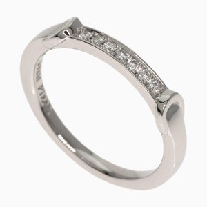 CELINE~ C Diamond Ring Platinum PT1000 Women's