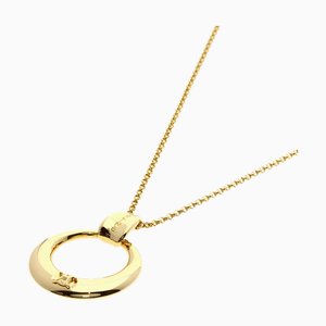 Collier CELINE Circle Macadam K18 Or Jaune Femme