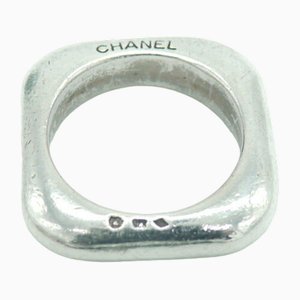Anello quadrato nr. 15 in argento 925 di Chanel