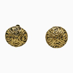 Earrings in Gold Plated from Chanel, Set of 2