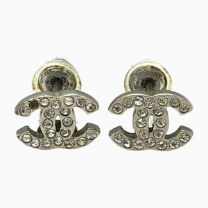 Aretes Coco Mark de plata de Chanel. Juego de 2