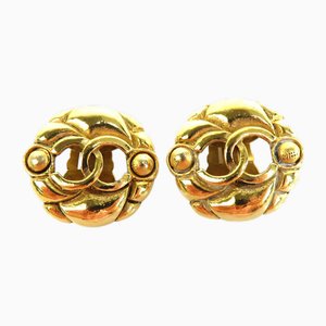 Chanel Earrings Here Mark in Metal Gold Ladies from Chanel