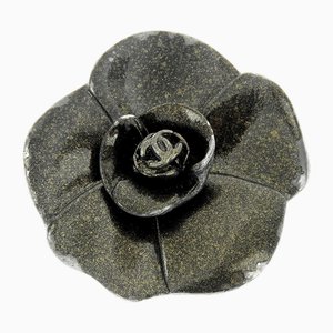 Camelia No. 13 Ring Coco Mark in Metal Black 01A from Chanel, France