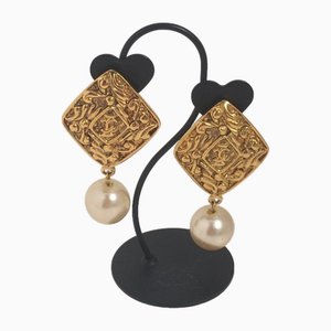 Boucles d'Oreilles en Fausses Perles de Chanel, Set de 2