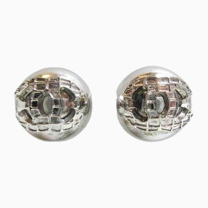 Earrings Here Mark in Silver from Chanel, Set of 2