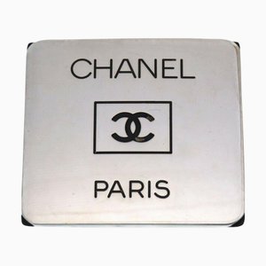 CHANEL Plate 96P Silver Brooch 0179 5I0179EOB5