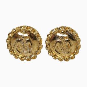 Mademoiselle Earrings in Gold Plated Ladies from Chanel, Set of 2