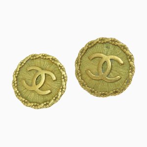 Chanel Cocomark Earrings Women's, Set of 2