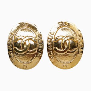 Cocomark Paris Oval Earrings from Chanel, Set of 2