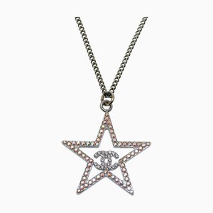 Collar CHANEL Cocomark Star Stone B17 de plata 0242 5K0242A5