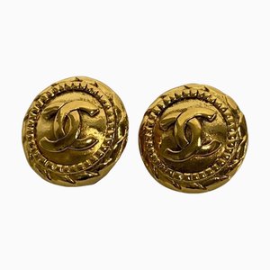 Gold Earrings from Chanel, Set of 2