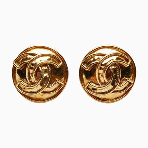 Gold Earrings from Chanel, Set of 2