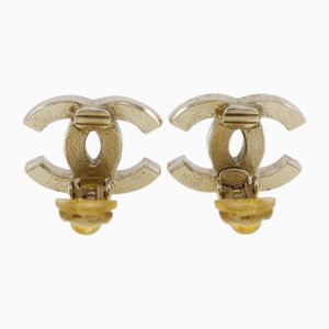 Here Mark Earrings in Gold Plated from Chanel, Set of 2