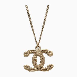 Cocomark no.5 Ribbon Necklace Pendant Gp Champagne Gold 06p from Chanel