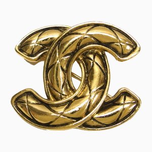 Cocomark Matelasse Brooch from Chanel