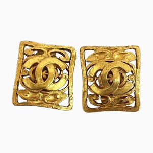 Chanel Cocomark 95A Brand Accessories Earrings Ladies, Set of 2