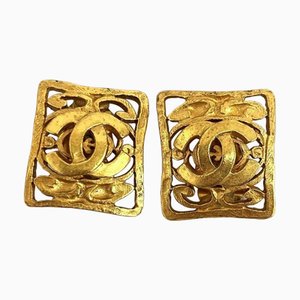 Pendientes Cocomark de Chanel, 1995. Juego de 2