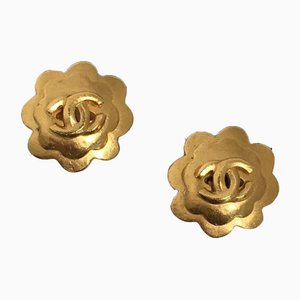 Earrings 96P in Gold from Chanel, Set of 2