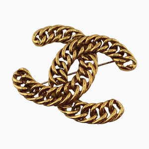 Cocomark 1107 Brooch in Gold from Chanel