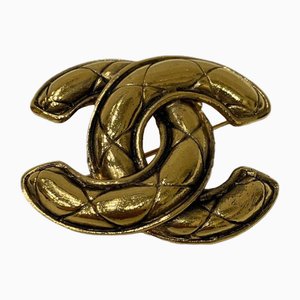 Broche de accesorios de la marca Chanel Cocomark Gold 1142 para mujer