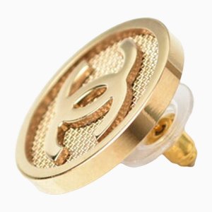 Ohrringe mit Kreismotiv Cc Gold von Chanel, 2 . Set