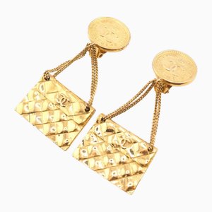Matelasse 28 Coco Mark Earrings from Chanel, Set of 2