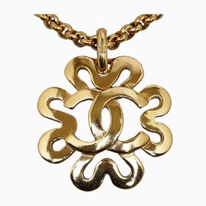 Collar Cocomark bañado en oro de Chanel