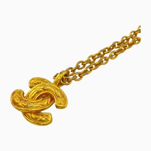 Chain Coco Mark Matelasse Necklace from Chanel