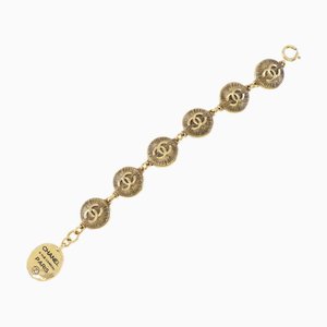 Vergoldetes Coco Mark Armband von Chanel