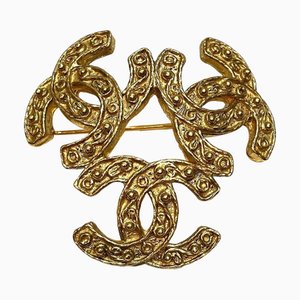 Triple Coco Mark Brooch from Chanel, 1994