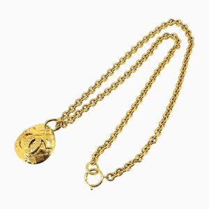 Collar largo Coco Mark de oro de 94p de Chanel