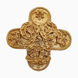 Triple Coco Clover Brooch from Chanel