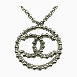 22 Year Cruise Collection Coco Mark Metallic Necklace from Chanel
