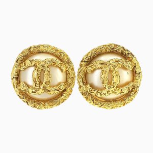 Cocomark Lava Earrings from Chanel, Set of 2