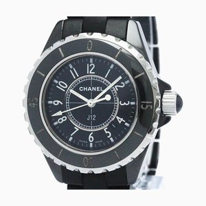 Polished J12 Ceramic Rubber Quartz Ladies Watch from Chanel