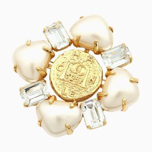 Coco Mark Brooch with Rhinestone from Chanel