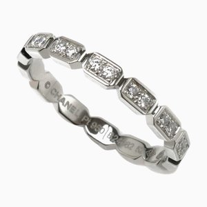 CHANEL Pt950 Platinum Premier Promesse Eternity Ring J4005 Diamond No. 12 52 3.1g Women's