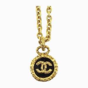 Cocomark Lava Necklace Gold 93a from Chanel