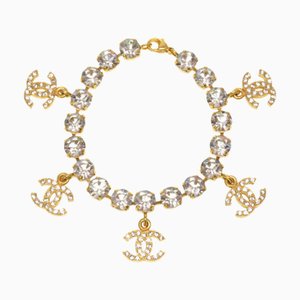 CHANEL Cocomark Strass 95A Gold Armband